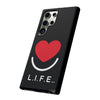 L.I.F.E.® "Love is for Everyone" Heart Phone Case (Black)