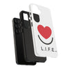L.I.F.E.® "Love is for Everyone" Heart Phone Case (White)