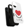 L.I.F.E.® "Love is for Everyone" Heart Phone Case (White)