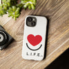 L.I.F.E.® "Love is for Everyone" Heart Phone Case (White)