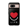 L.I.F.E.® "Love is for Everyone" Heart Phone Case (Black)