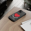 L.I.F.E.® "Love is for Everyone" Heart Phone Case (Black)