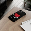 L.I.F.E.® "Love is for Everyone" Heart Phone Case (Black)