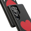 L.I.F.E.® "Love is for Everyone" Heart Phone Case (Black)