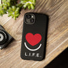 L.I.F.E.® "Love is for Everyone" Heart Phone Case (Black)