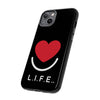 L.I.F.E.® "Love is for Everyone" Heart Phone Case (Black)