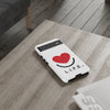 L.I.F.E.® "Love is for Everyone" Heart Phone Case (White)