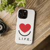 L.I.F.E.® "Love is for Everyone" Heart Phone Case (White)