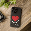 L.I.F.E.® "Love is for Everyone" Heart Phone Case (Black)