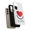 L.I.F.E.® "Love is for Everyone" Heart Phone Case (White)