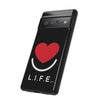 L.I.F.E.® "Love is for Everyone" Heart Phone Case (Black)