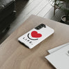 L.I.F.E.® "Love is for Everyone" Heart Phone Case (White)