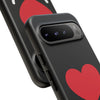 L.I.F.E.® "Love is for Everyone" Heart Phone Case (Black)