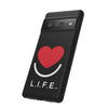 L.I.F.E.® "Love is for Everyone" Heart Phone Case (Black)