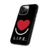 L.I.F.E.® "Love is for Everyone" Heart Phone Case (Black)