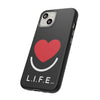 L.I.F.E.® "Love is for Everyone" Heart Phone Case (Black)