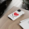 L.I.F.E.® "Love is for Everyone" Heart Phone Case (White)