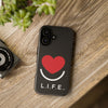 L.I.F.E.® "Love is for Everyone" Heart Phone Case (Black)