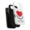 L.I.F.E.® "Love is for Everyone" Heart Phone Case (White)