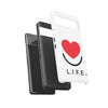 L.I.F.E.® "Love is for Everyone" Heart Phone Case (White)