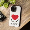 L.I.F.E.® "Love is for Everyone" Heart Phone Case (White)