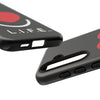 L.I.F.E.® "Love is for Everyone" Heart Phone Case (Black)