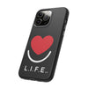 L.I.F.E.® "Love is for Everyone" Heart Phone Case (Black)