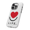 L.I.F.E.® "Love is for Everyone" Heart Phone Case (White)