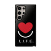 L.I.F.E.® "Love is for Everyone" Heart Phone Case (Black)