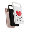 L.I.F.E.® "Love is for Everyone" Heart Phone Case (White)