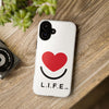 L.I.F.E.® "Love is for Everyone" Heart Phone Case (White)