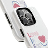 L.I.F.E. "Love is for Everyone" Color Pop Phone Case (White)
