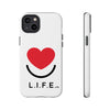 L.I.F.E. "Love is for Everyone" Heart Phone Case (White)