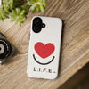 L.I.F.E. "Love is for Everyone" Heart Phone Case (White)