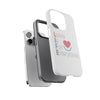 L.I.F.E. "Love is for Everyone" Color Pop Phone Case (White)