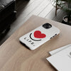 L.I.F.E. "Love is for Everyone" Heart Phone Case (White)
