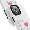 L.I.F.E. "Love is for Everyone" Color Pop Phone Case (White)