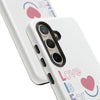 L.I.F.E. "Love is for Everyone" Color Pop Phone Case (White)