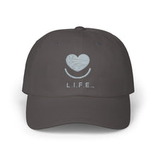 L.I.F.E. Love is for Everyone Embroidered Classic Tonal Dad Hat Dark Grey