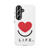 L.I.F.E. "Love is for Everyone" Heart Phone Case (White)