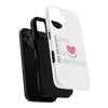 L.I.F.E. "Love is for Everyone" Color Pop Phone Case (White)