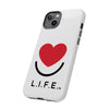 L.I.F.E. "Love is for Everyone" Heart Phone Case (White)