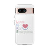 L.I.F.E. "Love is for Everyone" Color Pop Phone Case (White)