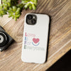 L.I.F.E. "Love is for Everyone" Color Pop Phone Case (White)