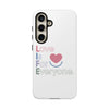 L.I.F.E. "Love is for Everyone" Color Pop Phone Case (White)