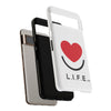 L.I.F.E. "Love is for Everyone" Heart Phone Case (White)