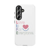 L.I.F.E. "Love is for Everyone" Color Pop Phone Case (White)