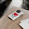 L.I.F.E. "Love is for Everyone" Heart Phone Case (White)