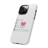 L.I.F.E. "Love is for Everyone" Color Pop Phone Case (White)