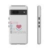 L.I.F.E. "Love is for Everyone" Color Pop Phone Case (White)